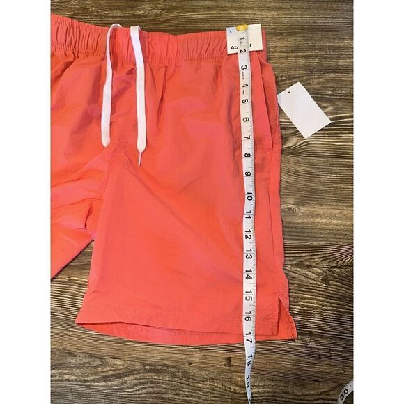 Abound Men's Size S Coral Sunkiss Shorts Elastic Waistband Swim Shorts, NWT. 5 - Picture 8 of 8